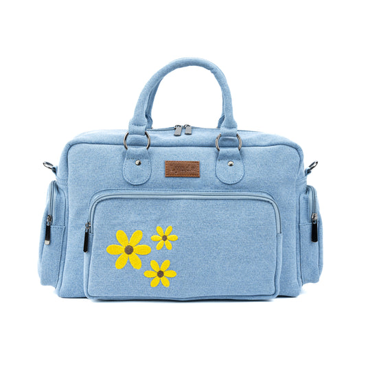 Bloom buddies duffle bag- Light Blue - Large