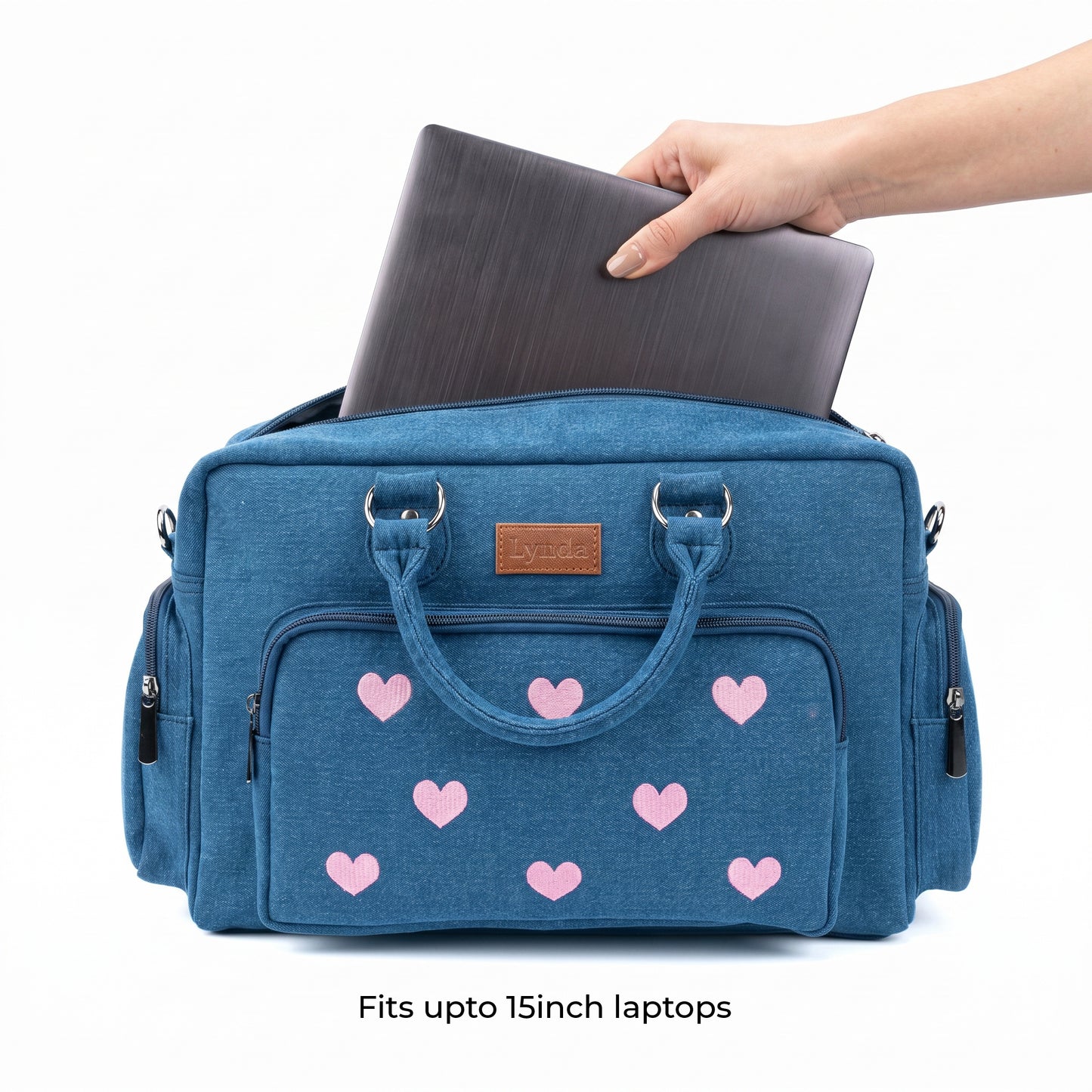 Sweetheart duffle bag -Dark Blue- LARGE