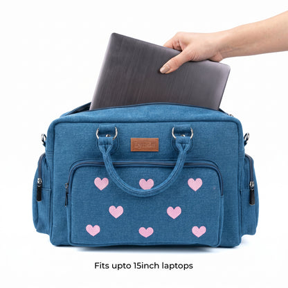 Sweetheart duffle bag -Dark Blue- LARGE