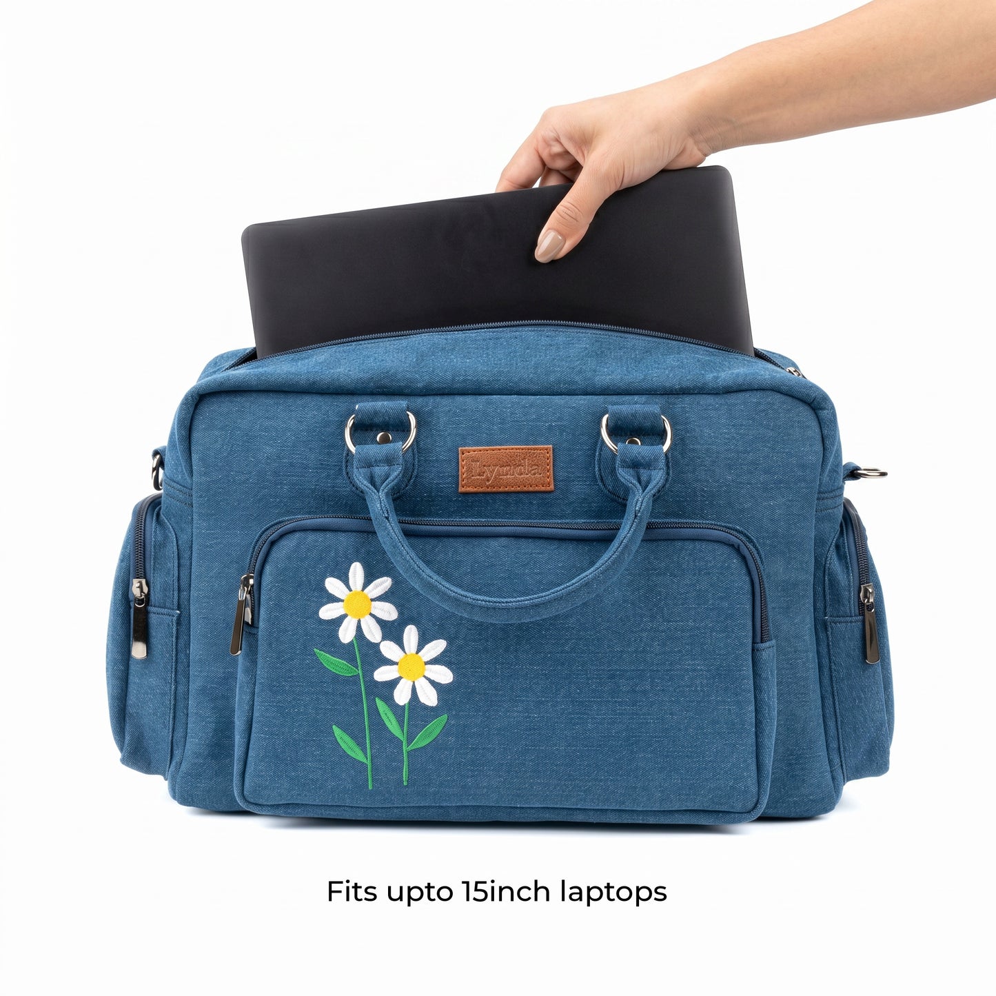 Daisy twinkle duffle bag - Dark blue - LARGE