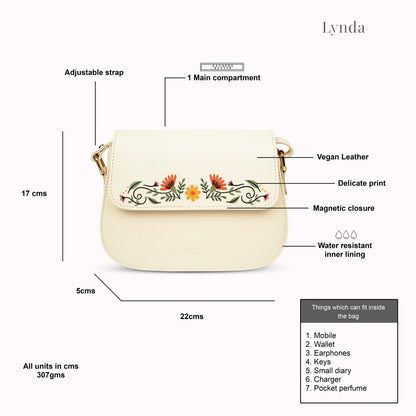 Wildflower whisper sling bag