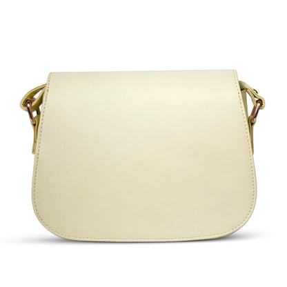 Creamy daisy sling bag