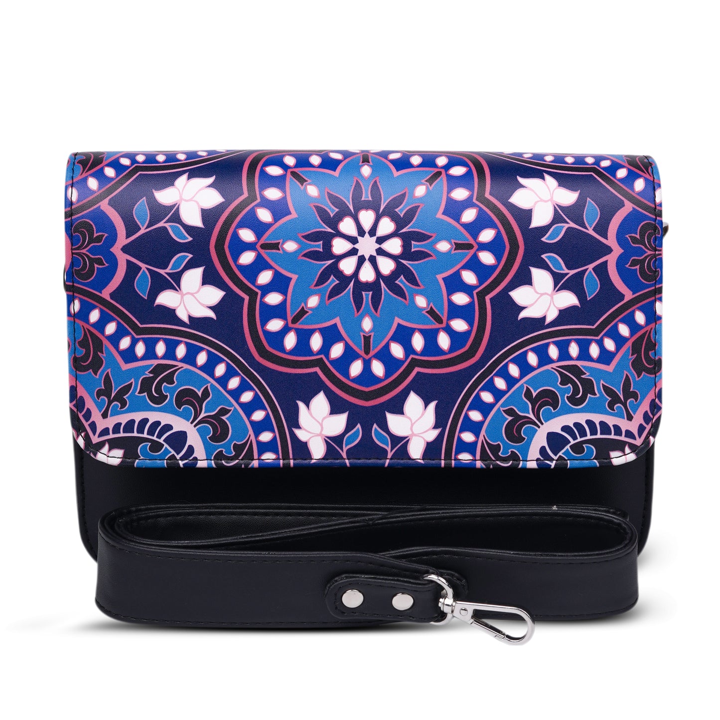 Blooming mandala sling bag