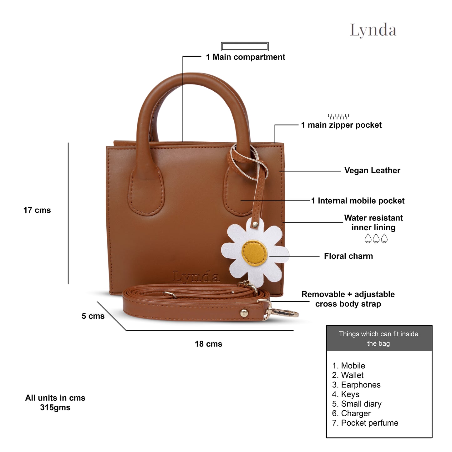 Mini belle sling bag