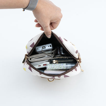 Mocha bloom travel bag