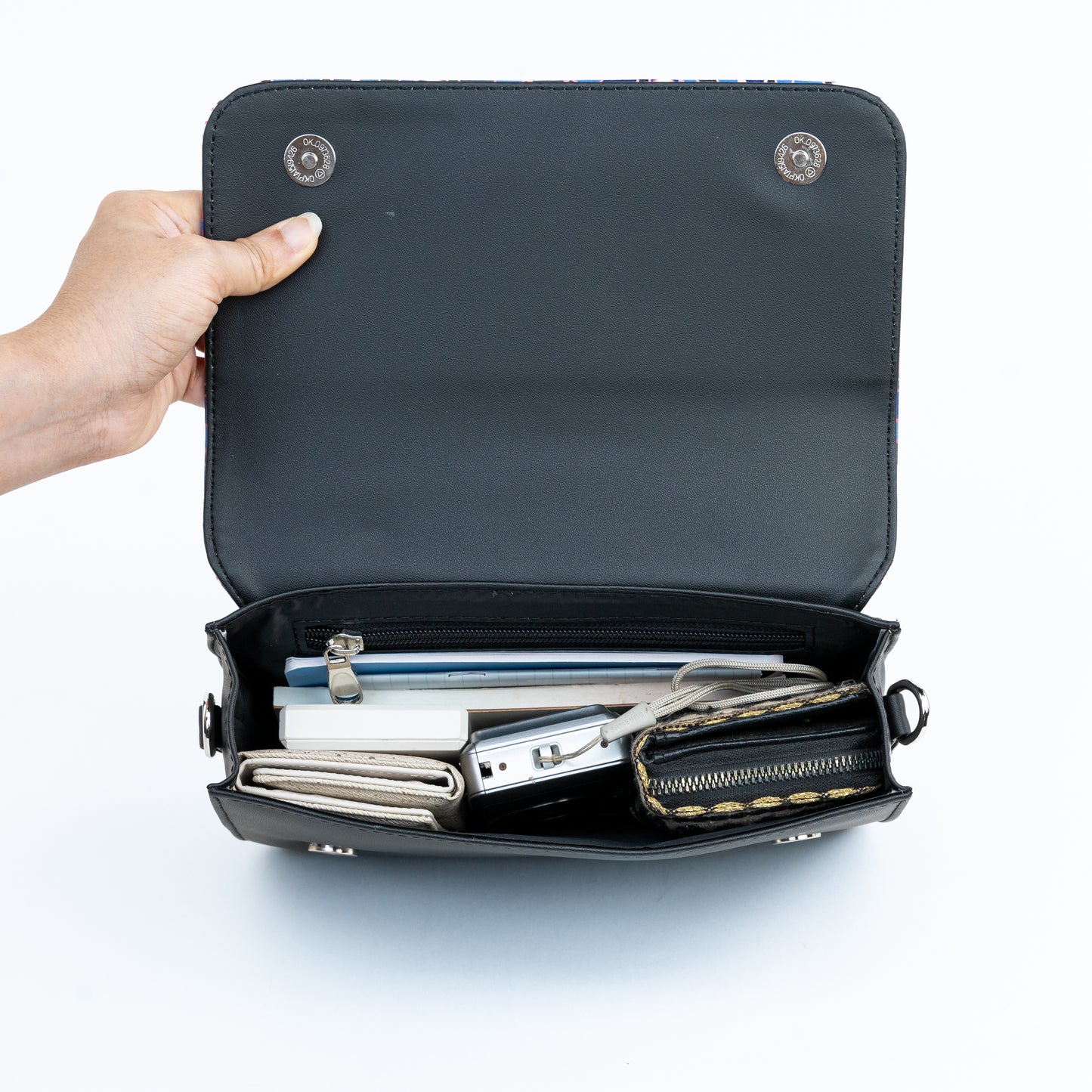 Blooming mandala sling bag