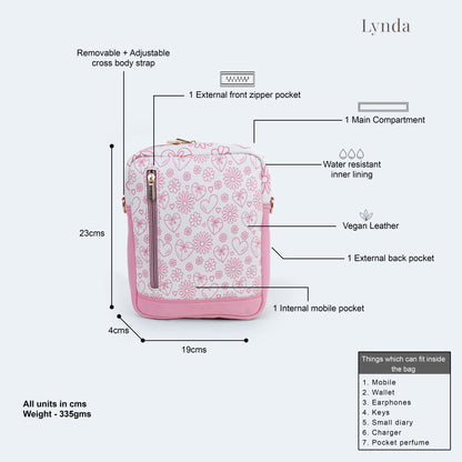 Pink daze travel bag