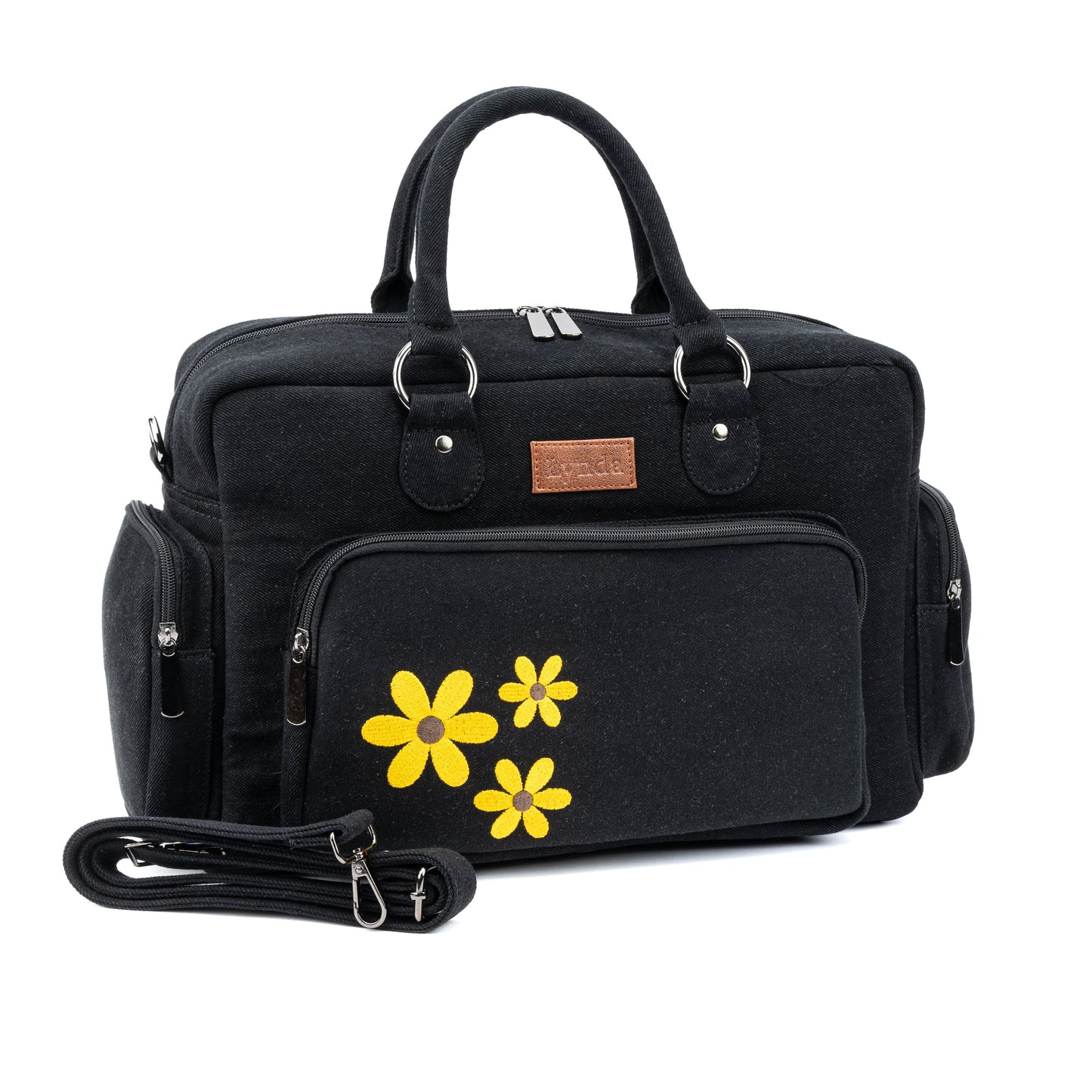 Bloom buddies duffle bags - Black- LARGE