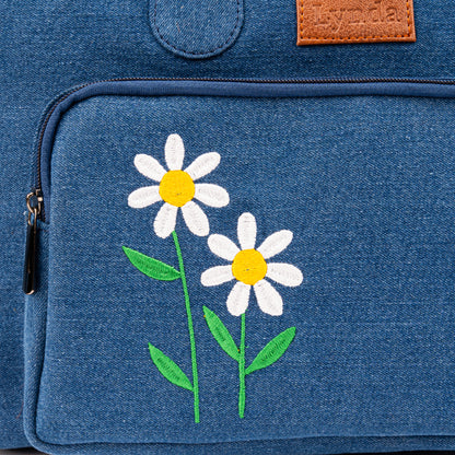 Daisy twinkle duffle bag - Dark blue - LARGE