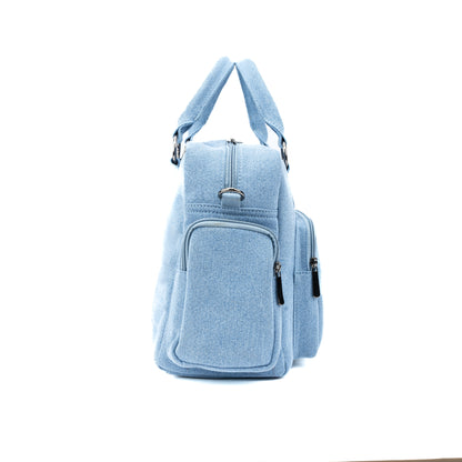 Bloom buddies duffle bag- Light Blue - Large