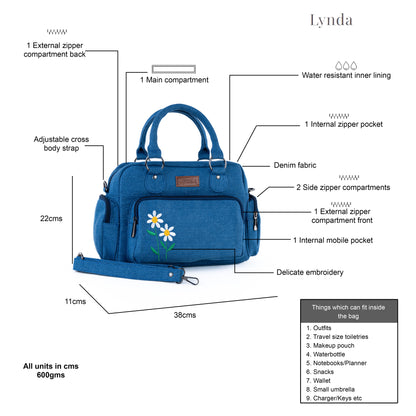 Daisy twinkle duffle bag