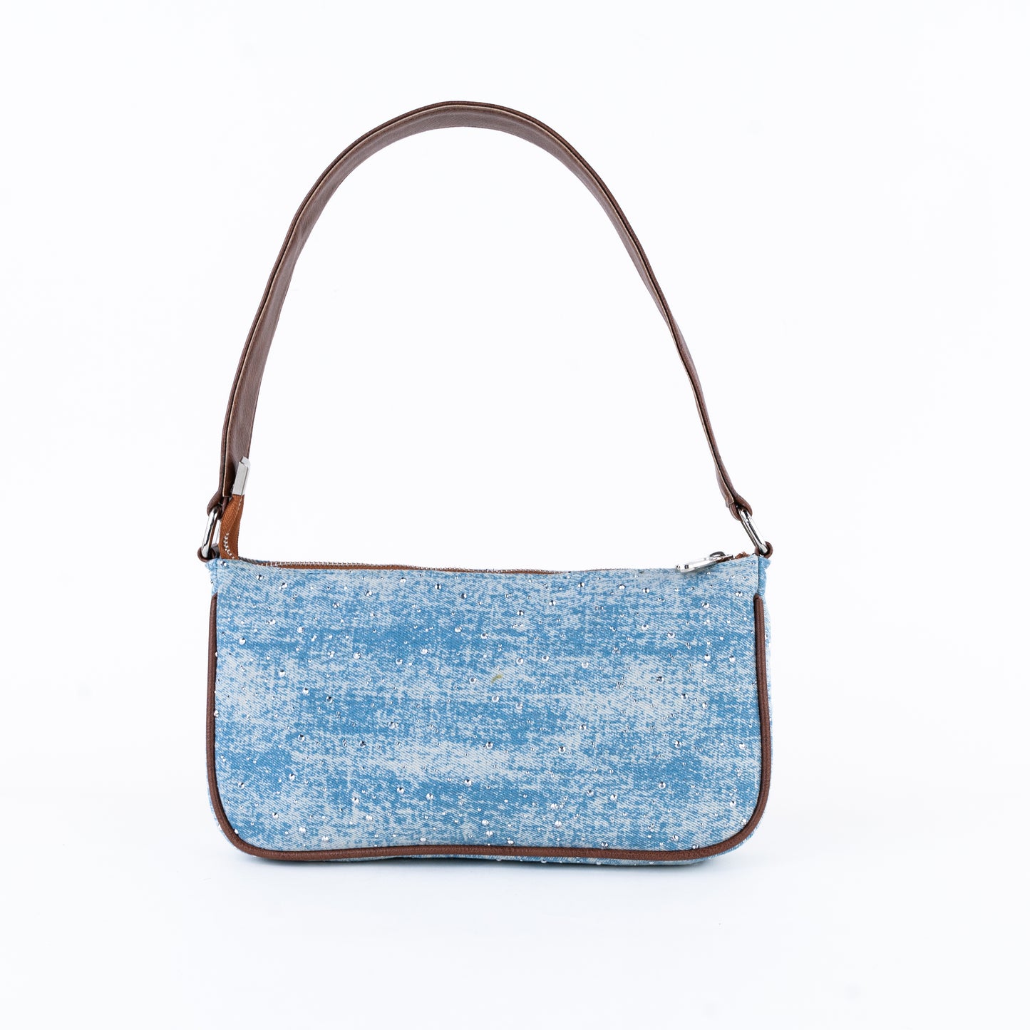 Stone blue muse shoulder bag
