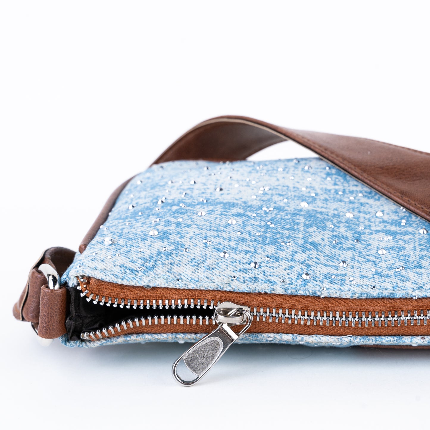 Stone blue muse shoulder bag