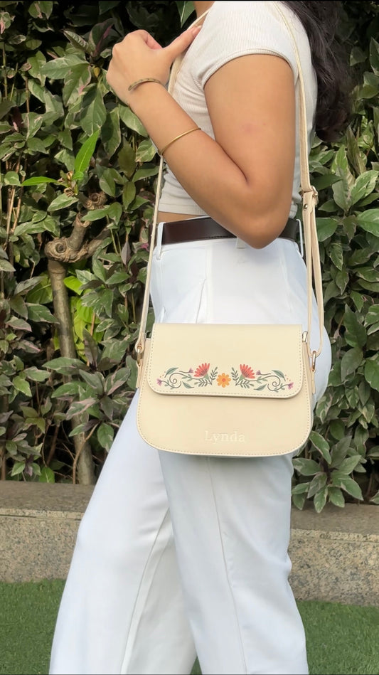 Wildflower whisper sling bag
