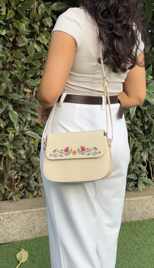 Wildflower whisper sling bag