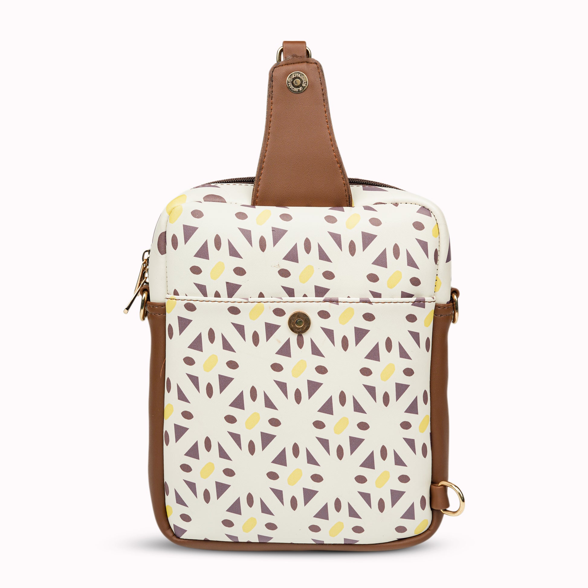 Mocha bloom travel bag - Lynda