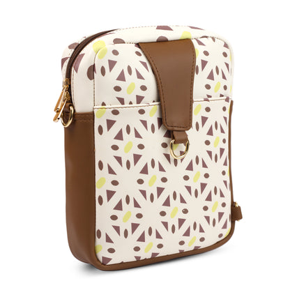 Mocha bloom travel bag - Lynda