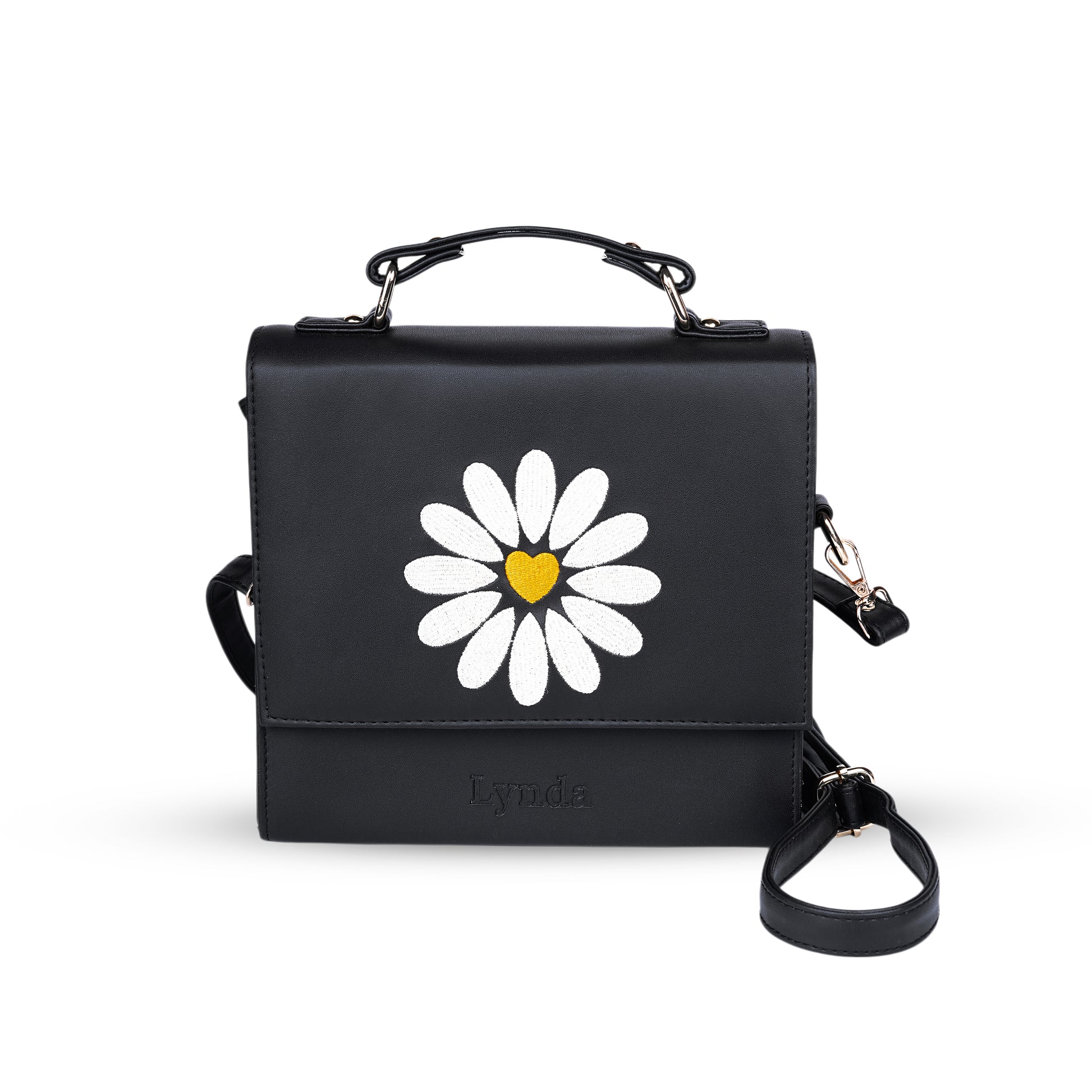Sunnyside embroidery backpack/sling bag - Lynda