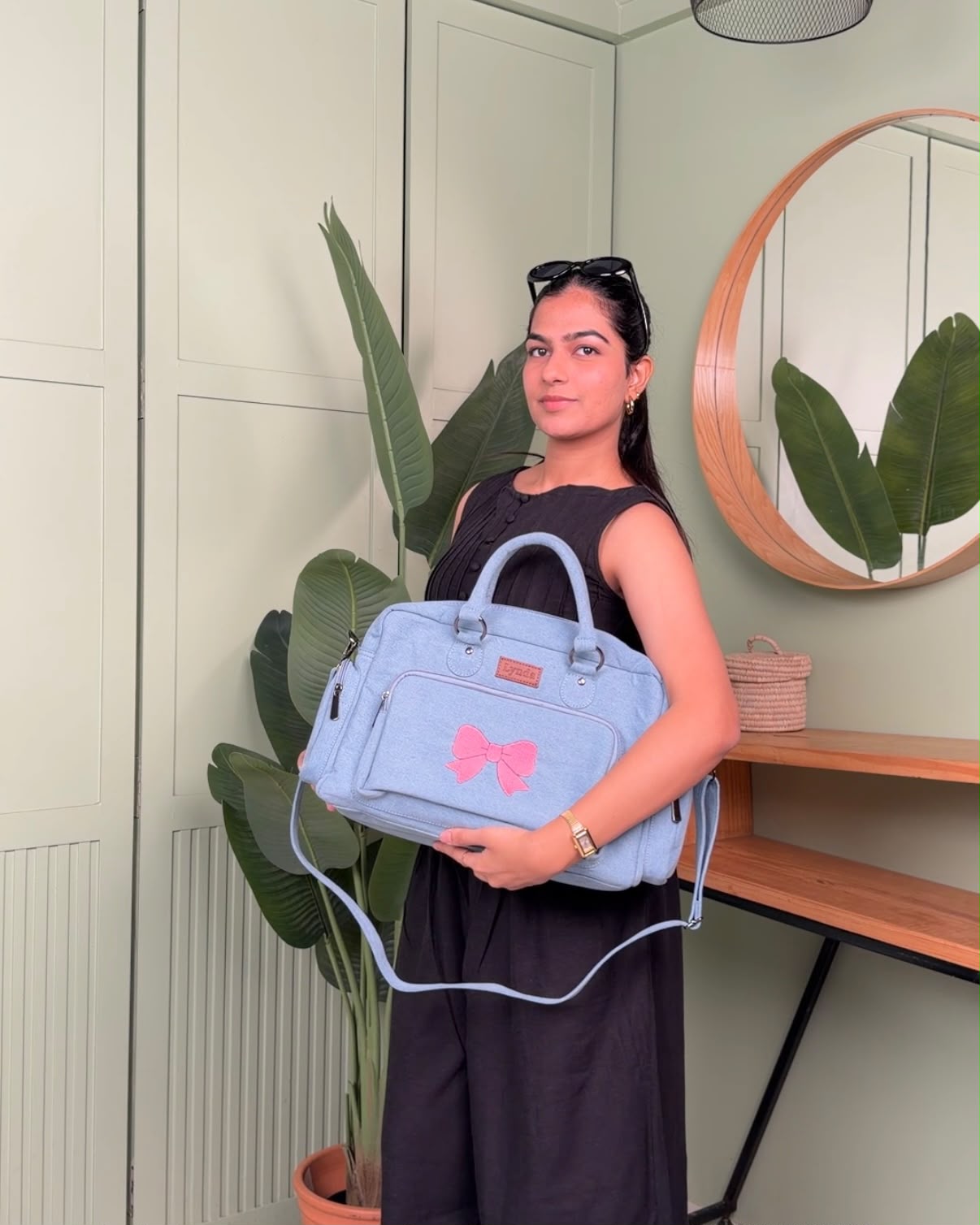 Pookie duffle bag - Light blue- LARGE