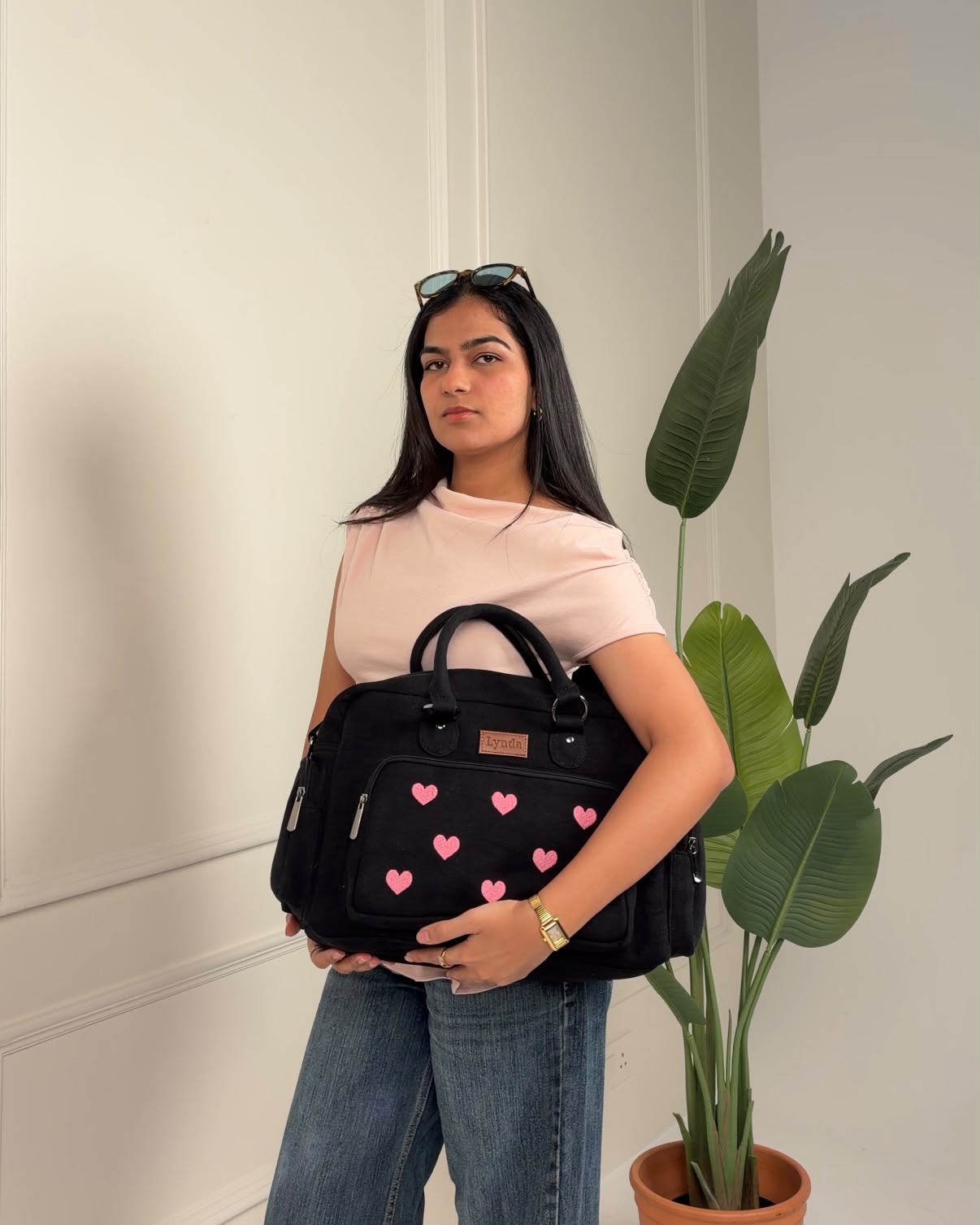 Sweetheart duffle bag - Black - LARGE