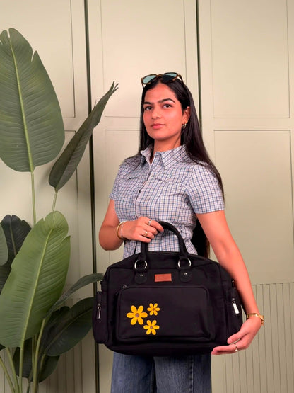 Bloom buddies duffle bags - Black- LARGE